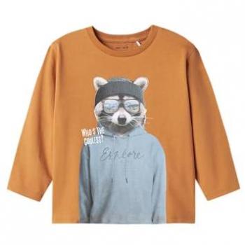 Name It Langarmshirt Nmmobinna Almond