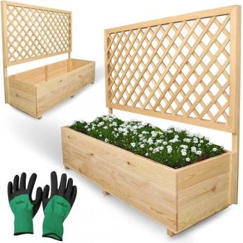 Holz4home® Spalier-Pflanzkasten für Rankpflanzen XL