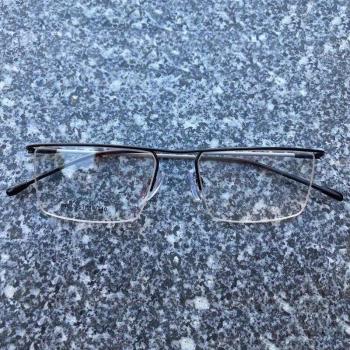 Men's Half Frame Prescription Eyeglasses