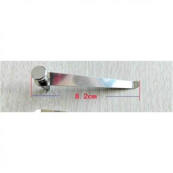 Soporte de prensatelas con clips de acero inoxidable para microscopio biológico estéreo, 2 uds