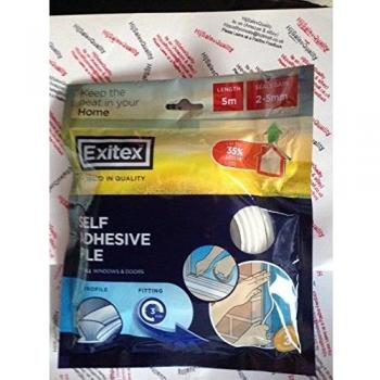 Exitex Self-Adhesive White Pile Seal 5M