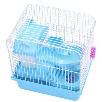 Cage pour souris et hamster avec 2 étages et accessoires