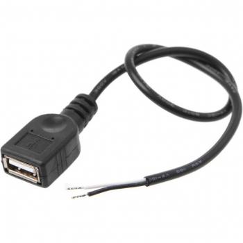 Câble de charge femelle USB 2.0 Jack 2 broches 30 cm