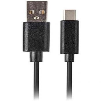 Cable USB 2.0 Tipo C Lanberg Macho/Macho 1.8m Negro