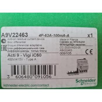 VIGI iC60 4P 63A Disjoncteur Différentiel 100mA