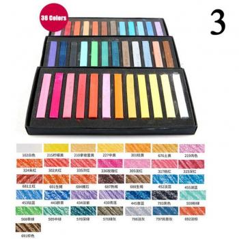 Tiza para dibujo suave y seco 48 colores