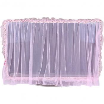 Housse de protection murale pour écran LCD TV, motif floral rose violet, 32 à 65