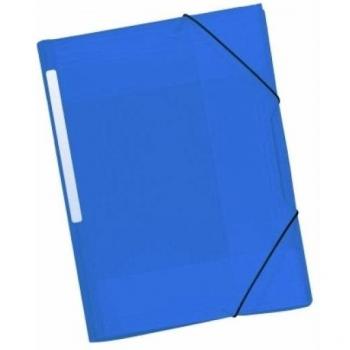 Carpeta gomas PP Folio translúcidoazul Grafoplás 04801230