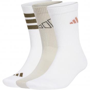 Meias Deportivas Adidas Logo Blanca, 3 Pares