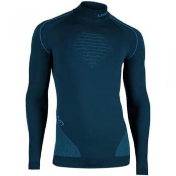 EVOLUTION UW LONGSLEEVE SHIRT WITH HIGH NECK MEN BLUE POSEIDON SIZE S/M