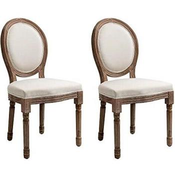 Sedie Home Comfort Retro in Legno con Schienale Medaglione