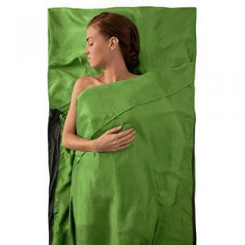 Sea to Summit Silk Travel Sheet with Pillow Liner Green 225 x 92 cm