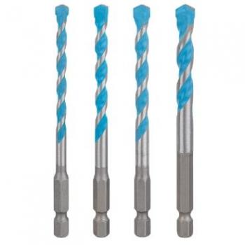 Kit Profesional Hex‑9: Brocas de Pared 5.5–8 mm (4 Unidades)