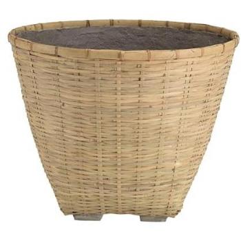 MACABANE HANS – Cuvette de Jardin en Bambou 60 × 60 cm