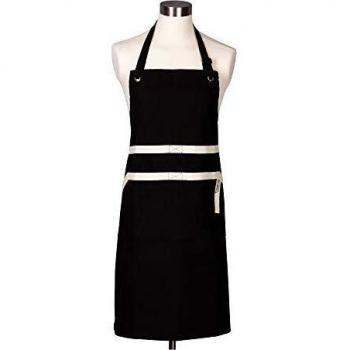 Tablier Noir en Coton pour Chef