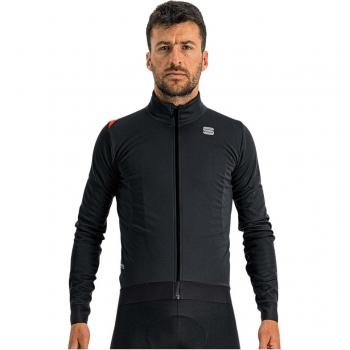 Large Black Fiandre Pro Cycling Jacket – Sportful Clearance (Men)