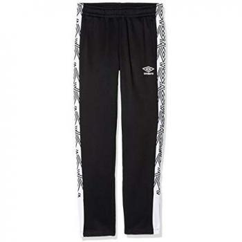 Umbro Malawi Youth Logo Training Trousers – Black/White (For Boys and Girls, 4‑6 Years)
