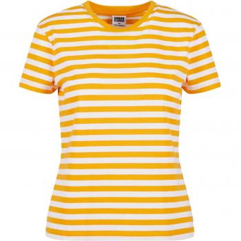 Urban Classics Maglia a righe bianca e gialla