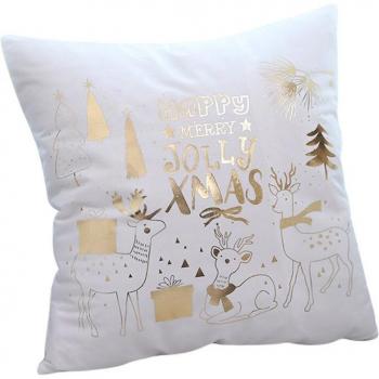 Coussin décoratif Noël joyeux Noël taie d'oreiller
