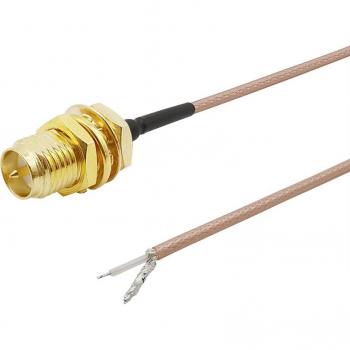 Conector Coaxial RP SMA Hembra a PCB para Pigtail RG316 5-50cm