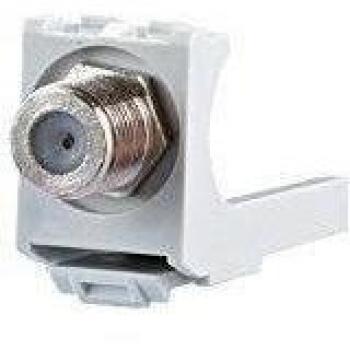 METZ CONNECT 130898-01-I Coaxial Connector F Straight Bus/Bus Coupler