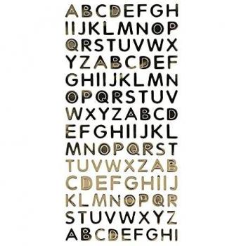 Autocollants alphabétiques Artemio