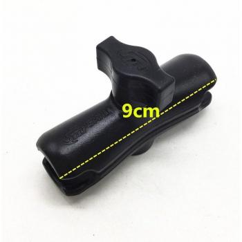 1 Aluminum L Type Ball with 10mm Hole + Double Socket Arm for RAM Mount