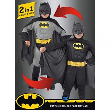 Disfraz de superhéroe Batman 3-4 años reversible