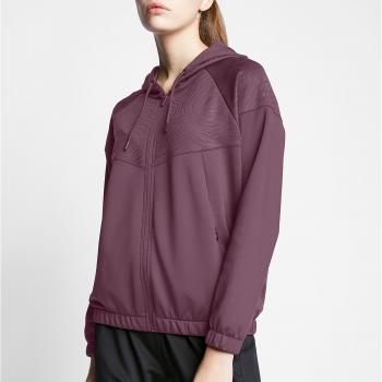 Hanorac con zip Lescon per donna 23B-2121 viola