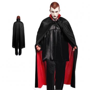 Disfraz Vampiro Capa 90 cm Negra y Roja