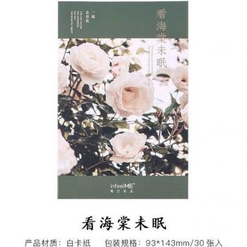 Carte de voeux fleurs bégonias INS