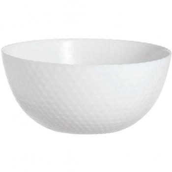 Ensaladera Luminarc 24 cm en Vidrio Blanco