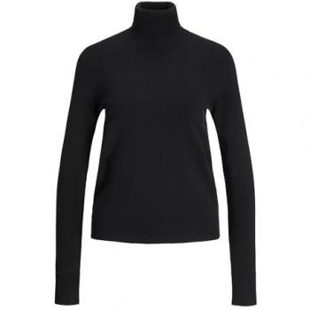 JJXX Damen Rollkragenpullover Ada Slim Fit Schwarz