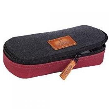 Nomad Waxed Canvas Pencil Case, Biking Red