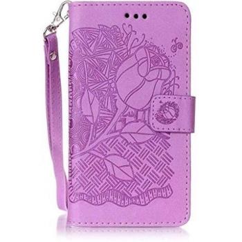 Crisant 3D Funda Elegante con Ranura de Tarjetas y Protección Flip para Xperia X Performance