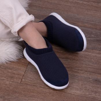 Pantoufles Iso-Flex Femme en Bleu