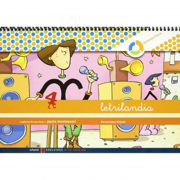 Letrilandia Lectoescritura cuaderno 4 de escritura