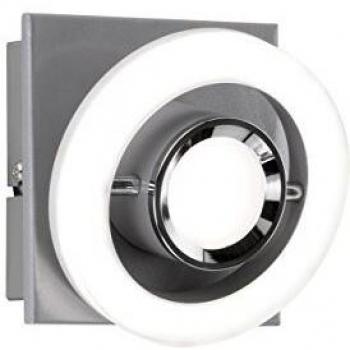 Metall‑WOFI Spot 60 W – Integrierte LED-Beleuchtung Silber