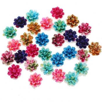 Flores en Resina 50 Pcs – Cabezones para Scrapbook