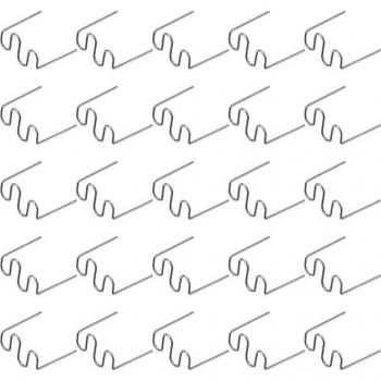 Plastic Welding Stapler Rods with 500 Pre-Wave Staples 0.6mm
