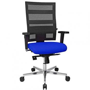 Topstar Bürostuhl mit blauem Stoffbezug
