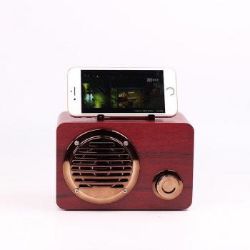 Smart Computer Audio Wooden Bluetooth Speaker