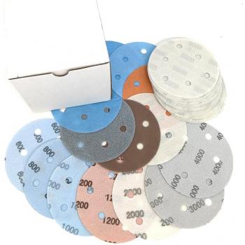 5 Inch 125mm 6-Hole FV Superfine Wet/Dry Sanding Discs