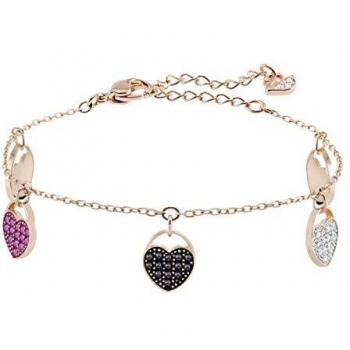 Bracciale Swarovski Ginger Arcobaleno Placcato Oro Rosa