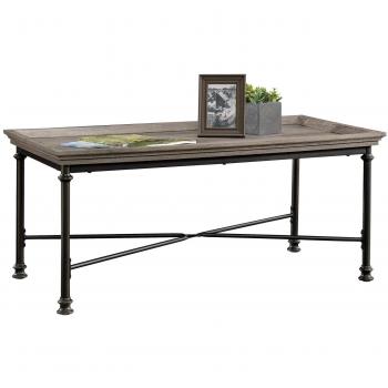 Teknik Office Canal Heights Coffee Table, Laminated Particle Board Northern Oak Effect, 63 x 120.5 x 10.5 cm