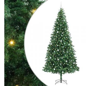 Sapin de Noël Vert 300 cm avec Lumières LED