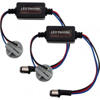 Dual LED Turn Signal Decoder & Load Resistor Kit (1156/BA15S/BAU15S)