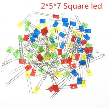 100pcs Green LED Light Emitting Diodes