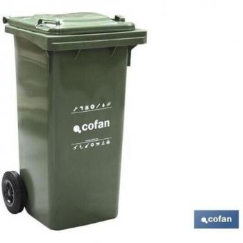 Contenedor Verde Cofan 2 Ruedas