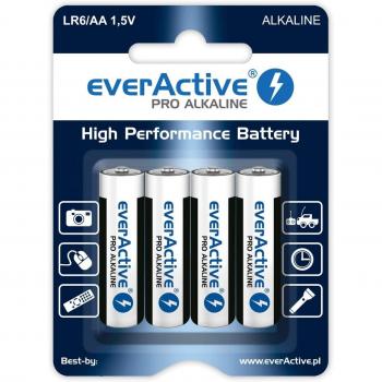 EverActive Pro Alkaline AA Batterien 4er Pack